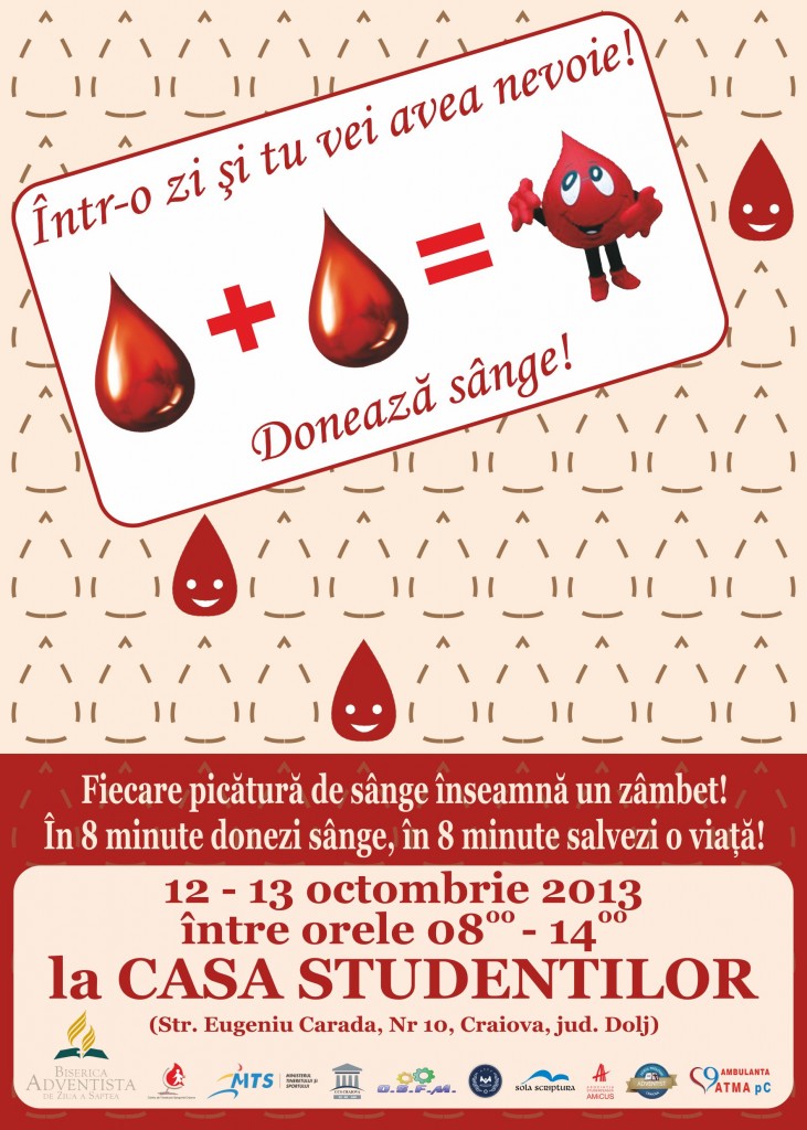 Ambulanta ATMA, doneaza sange